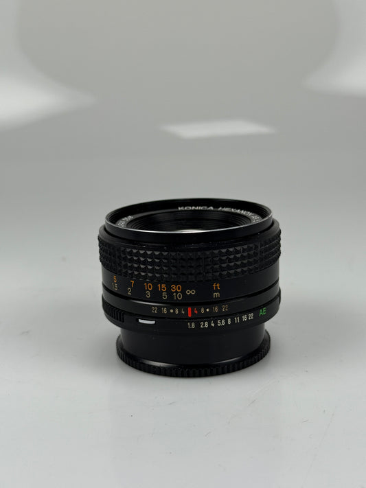 Konica  Hexanon AR 50mm f/1.8 Lens For Konica Camera