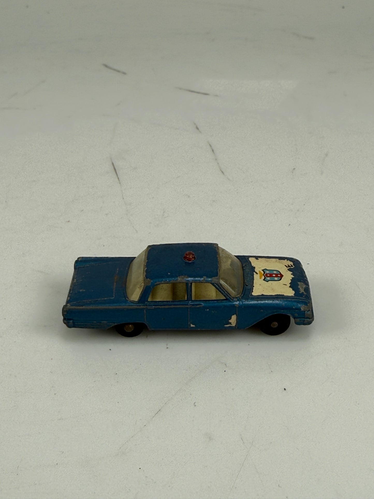 Matchbox Lesney 1-75 Series No. 55 Ford Fairlane Police Car Made in England