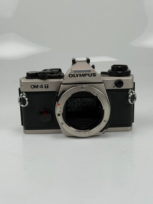 Olympus OM-4T Chrome 35mm SLR Film Camera