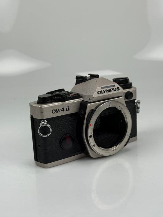 Olympus OM-4T Chrome 35mm SLR Film Camera