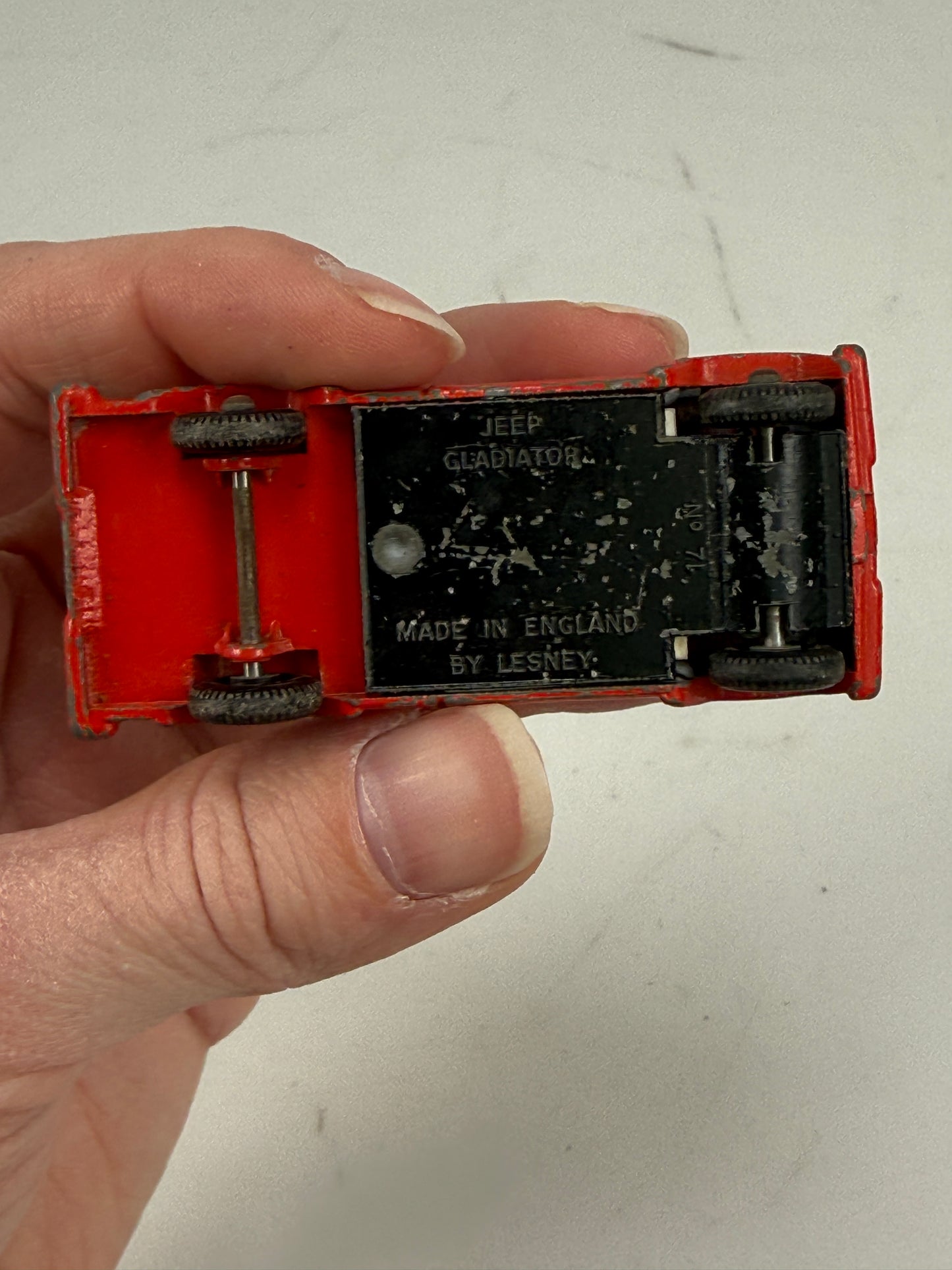 Matchbox Series #71 Red Jeep Gladiator Lesney England Diecast