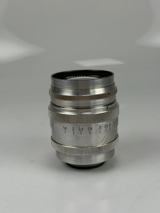 Jupiter-9 f2/85mm Red P USSR Soviet copy SONNAR Lens LTM