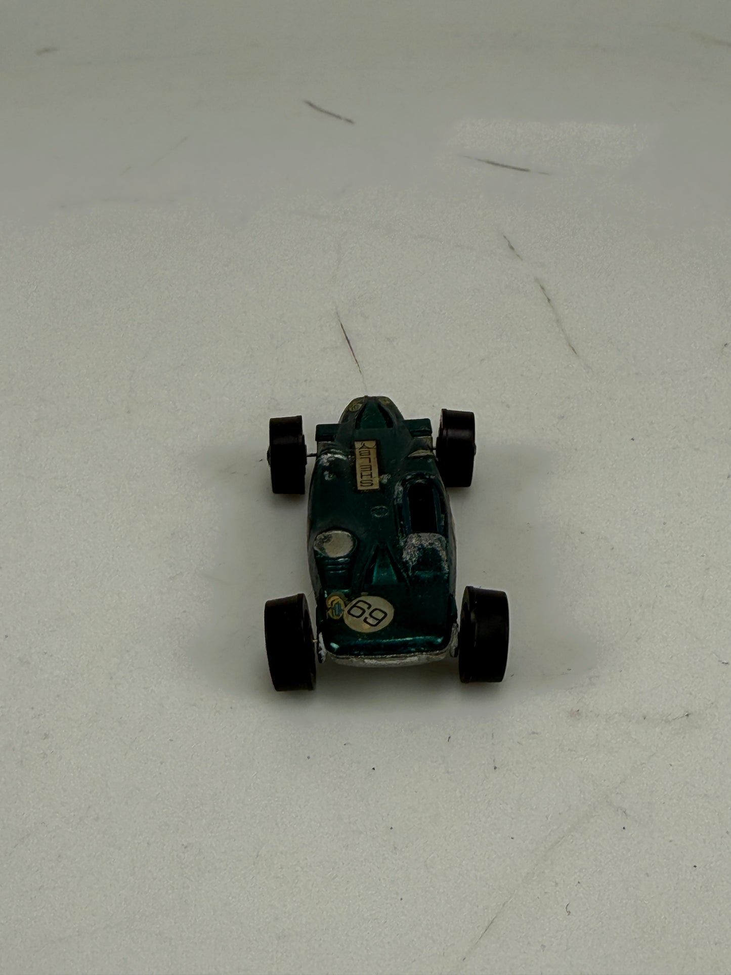1969 Hot Wheels Redline Shelby Turbine Teal/Aqua Hong Kong