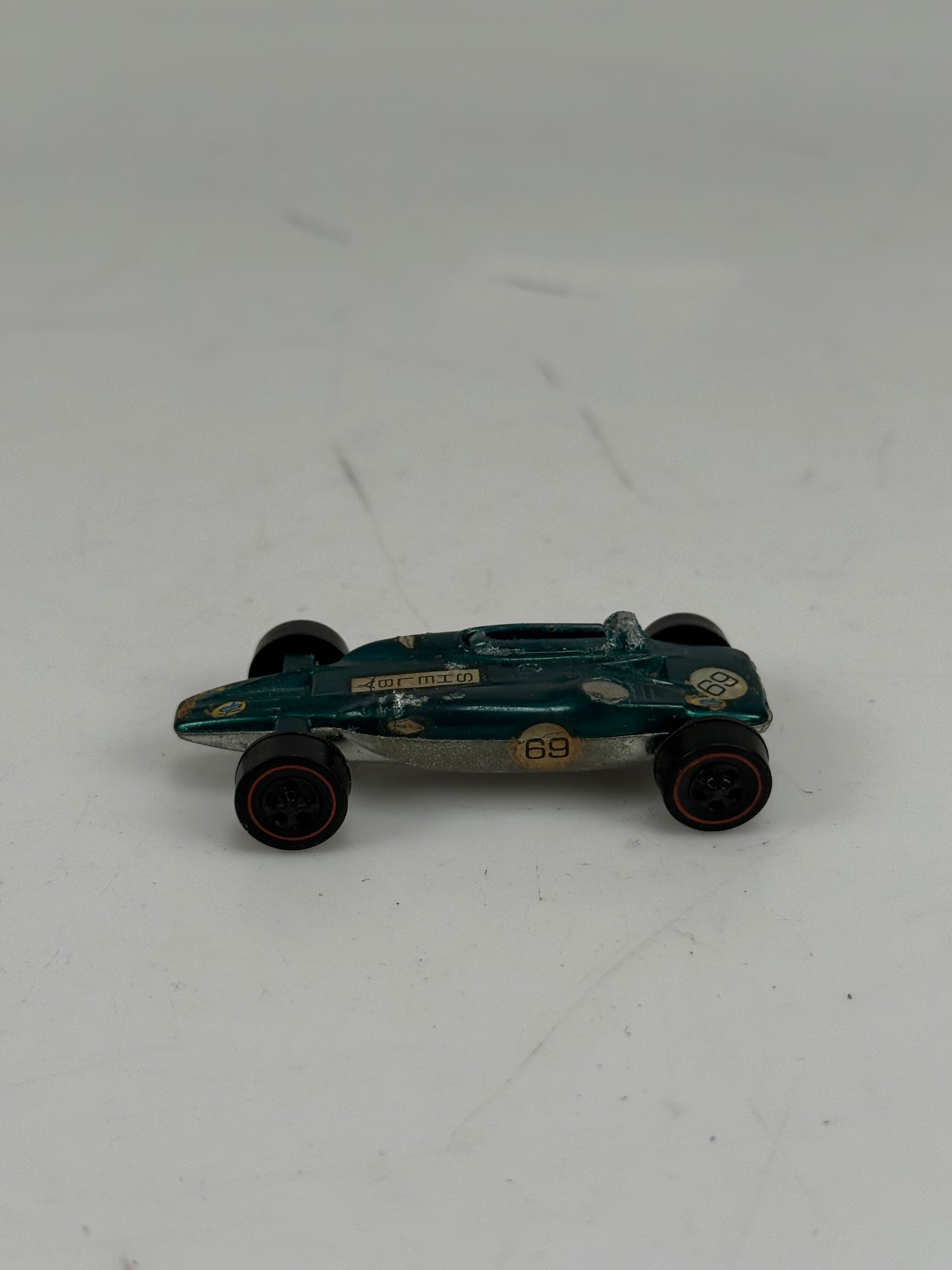 1969 Hot Wheels Redline Shelby Turbine Teal/Aqua Hong Kong