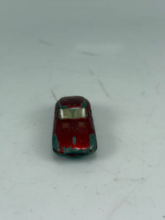 MATCHBOX LESNEY 32b Jaguar E Type 1962 original vintage diecast toy car Red