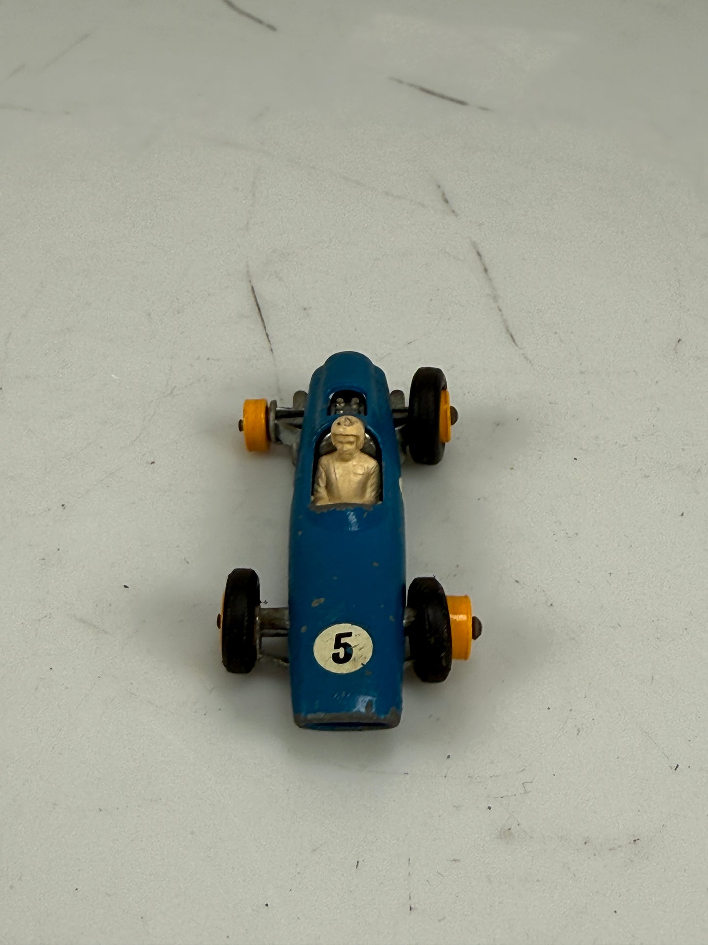 Matchbox Lesney No 52 Blue BRM Racing Car 1965 Vintage, Made in England