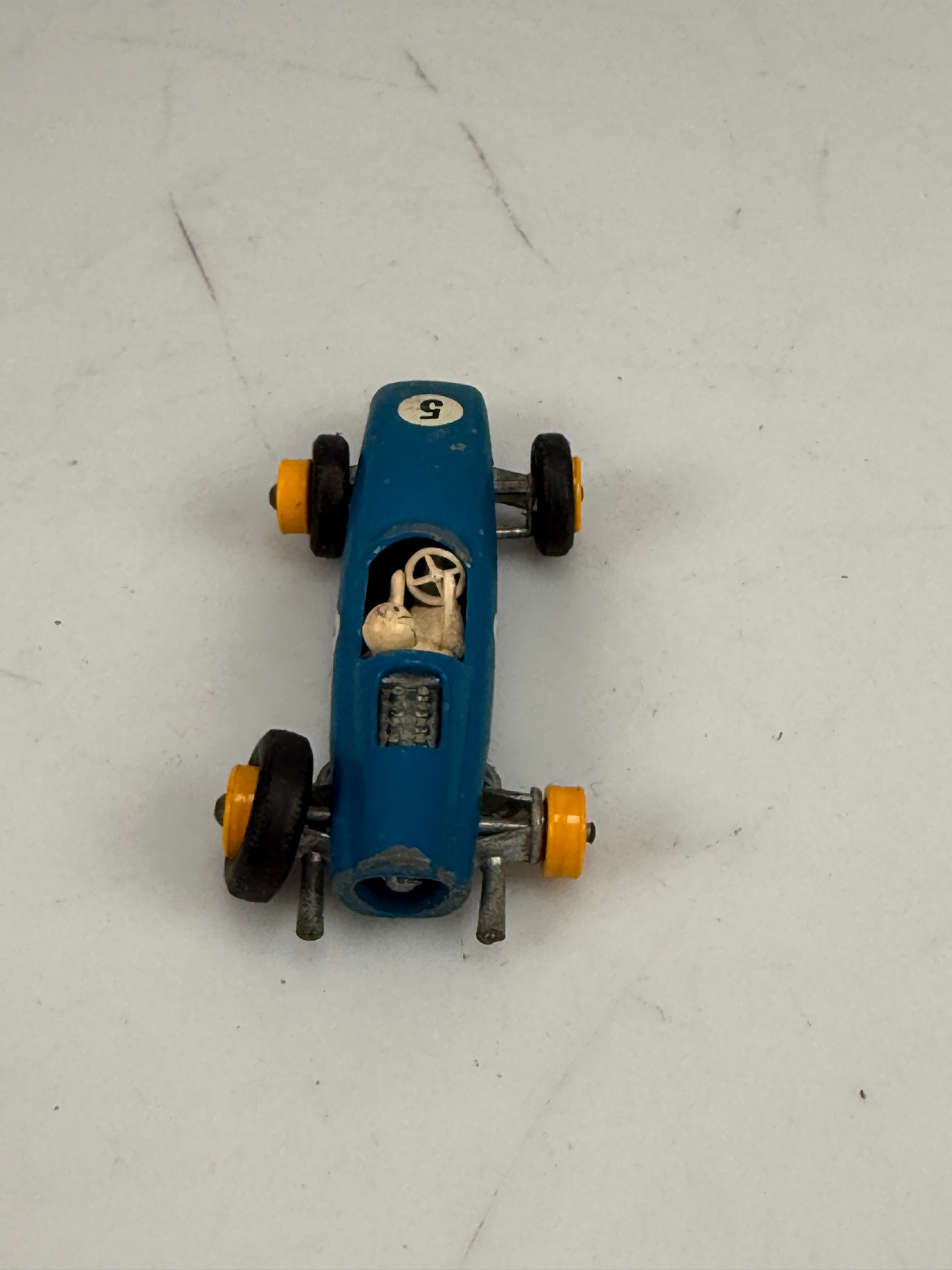 Matchbox Lesney No 52 Blue BRM Racing Car 1965 Vintage, Made in England