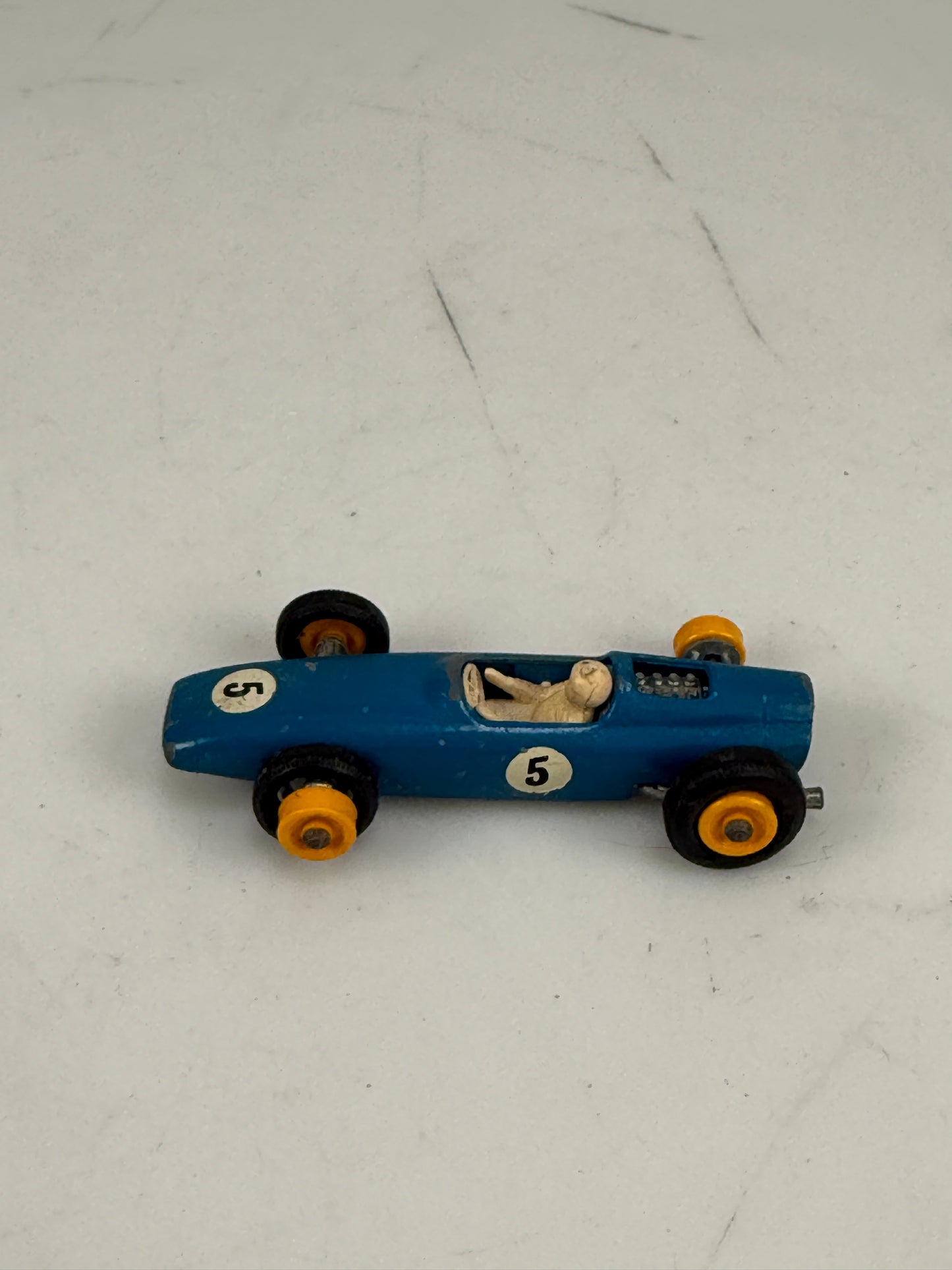 Matchbox Lesney No 52 Blue BRM Racing Car 1965 Vintage, Made in England
