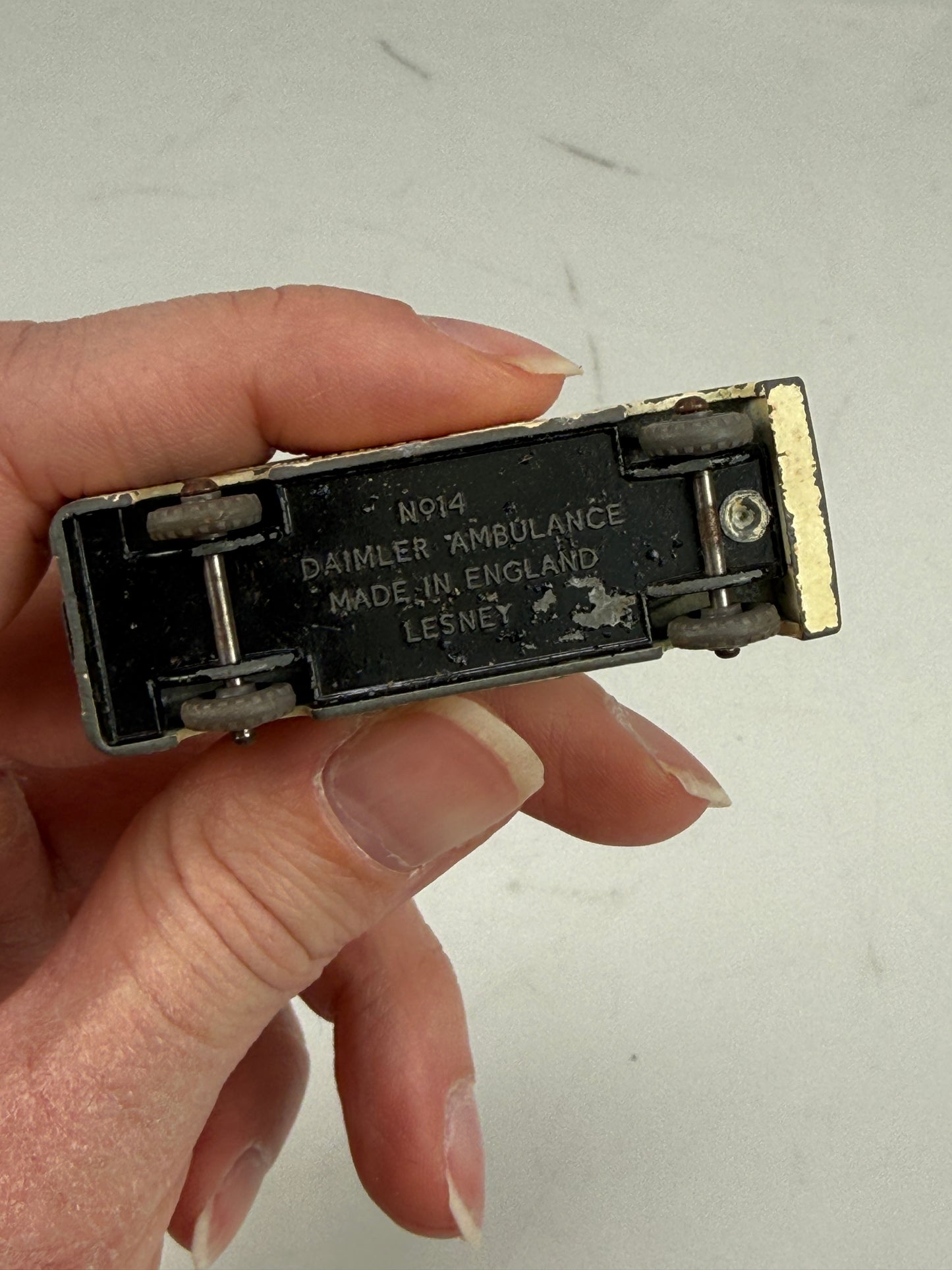 Vintage Lesney Moko Matchbox #14-B Daimler Ambulance