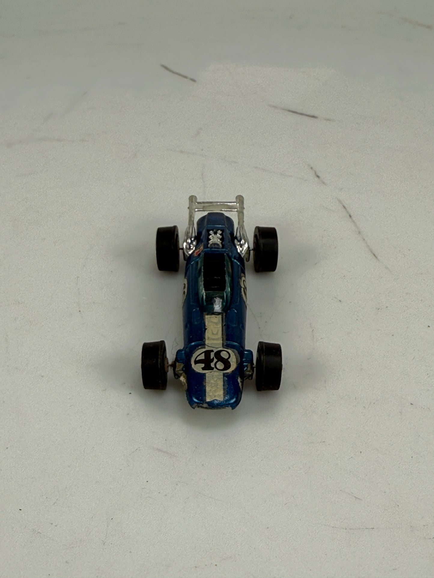 Vintage Hot Wheels Grand Prix Series Redline Indy Eagle Blue Hong Kong