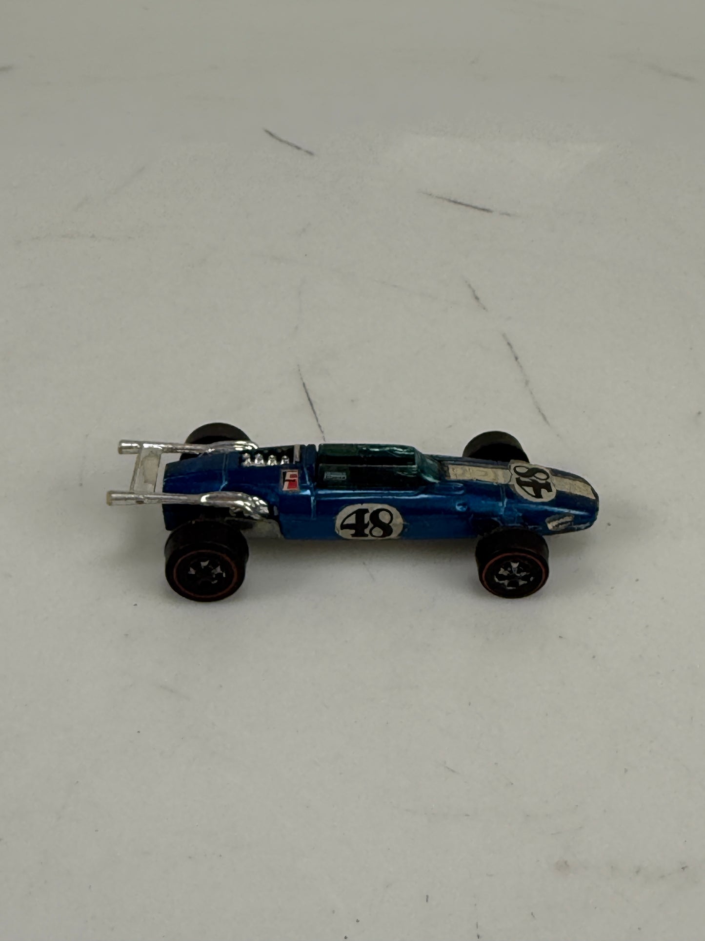 Vintage Hot Wheels Grand Prix Series Redline Indy Eagle Blue Hong Kong