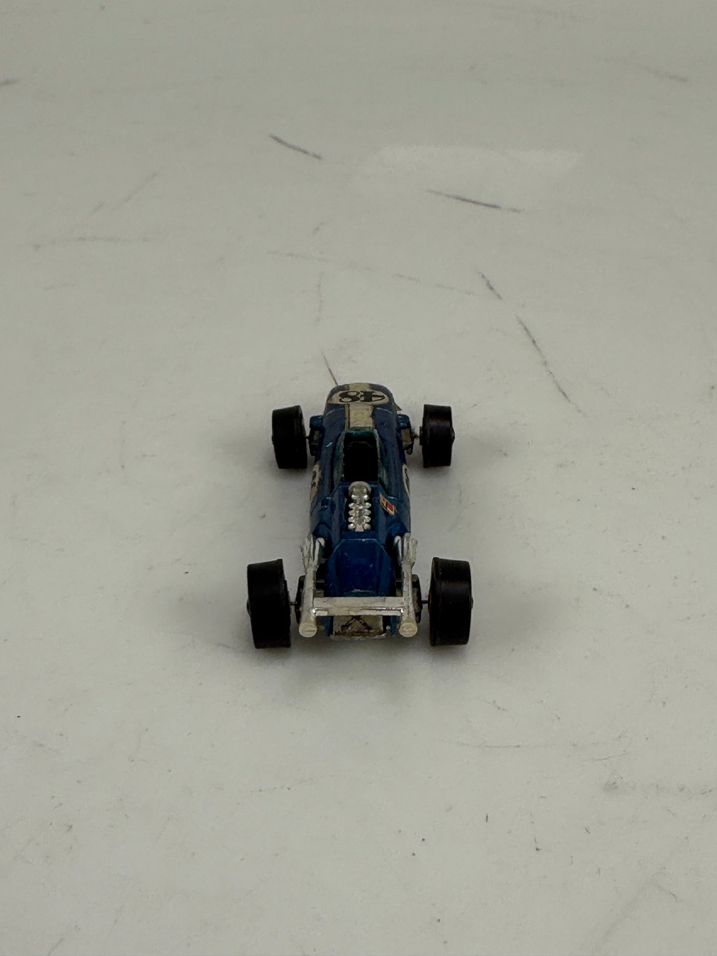 Vintage Hot Wheels Grand Prix Series Redline Indy Eagle Blue Hong Kong