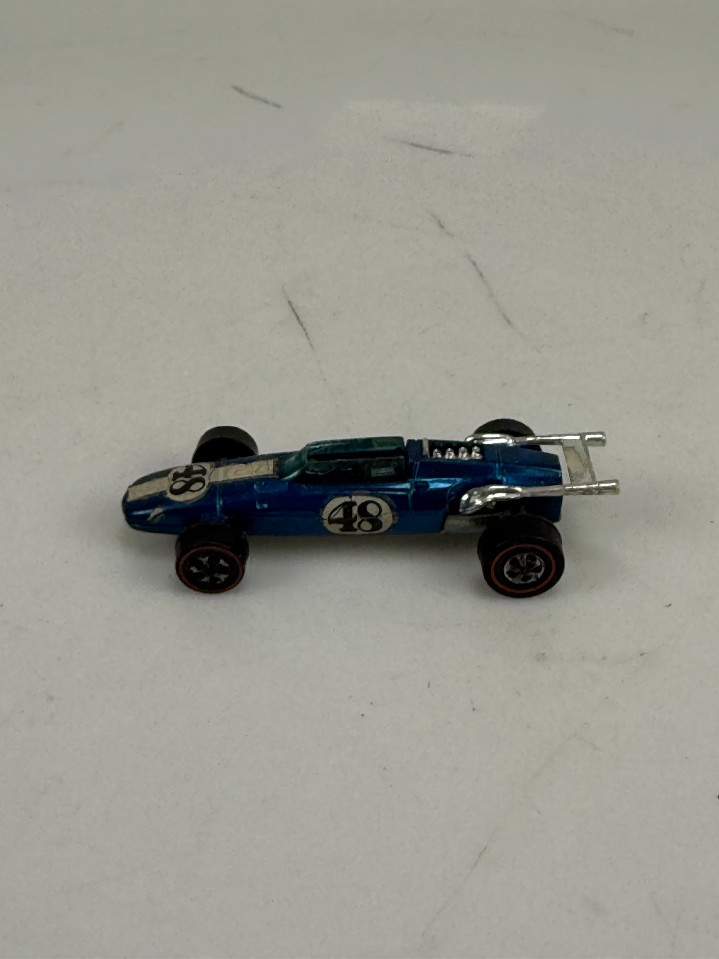 Vintage Hot Wheels Grand Prix Series Redline Indy Eagle Blue Hong Kong