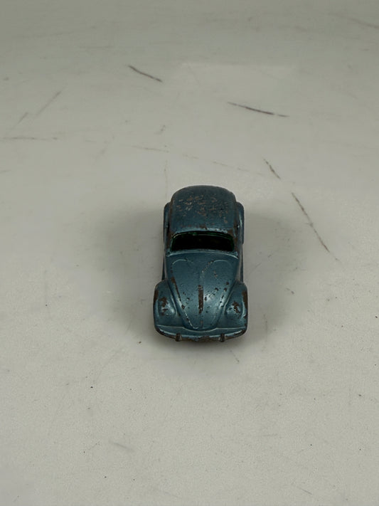 Lesney Matchbox Volkswagen No. 25b Blue/Silver with gray plastic wheels