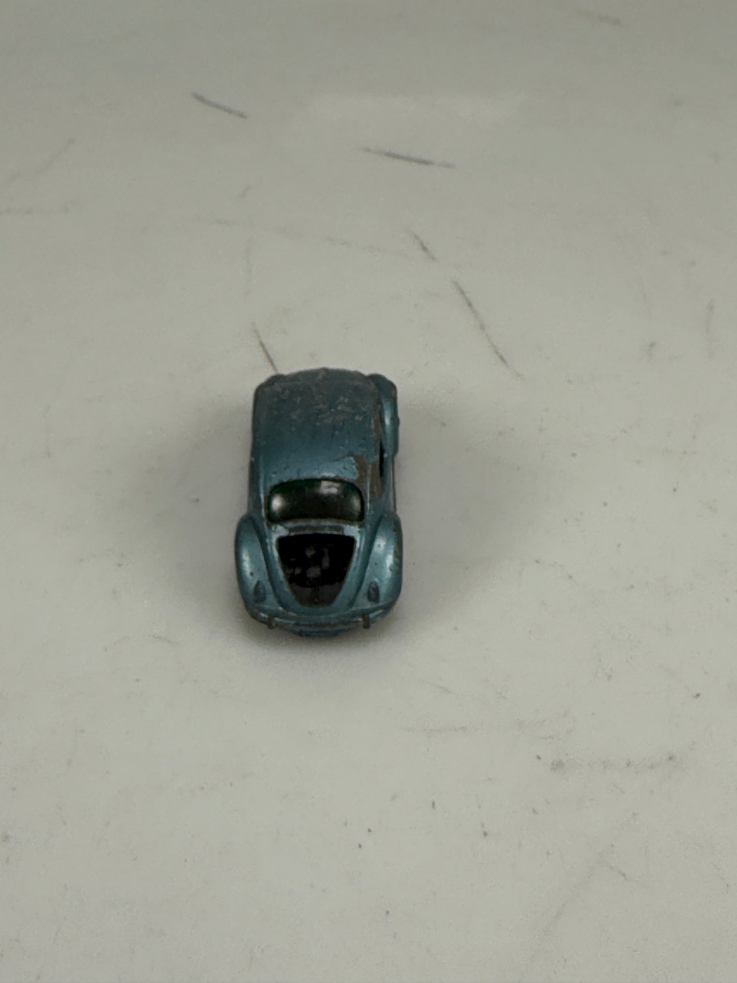 Lesney Matchbox Volkswagen No. 25b Blue/Silver with gray plastic wheels