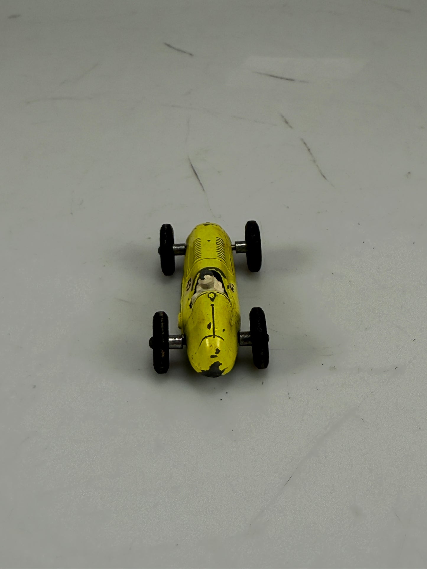 Vintage Matchbox Lesney #52 1948 Maserati 4CLT Yellow Racer