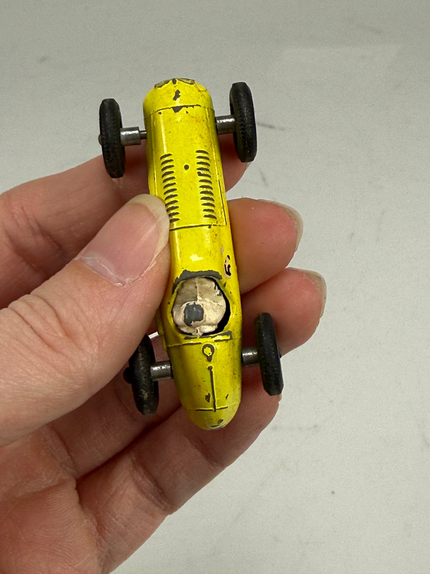 Vintage Matchbox Lesney #52 1948 Maserati 4CLT Yellow Racer