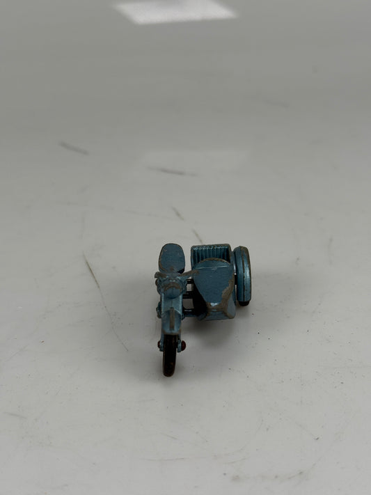 Matchbox No. 4 Triumph Motorcycle with Sidecar, Nice Original