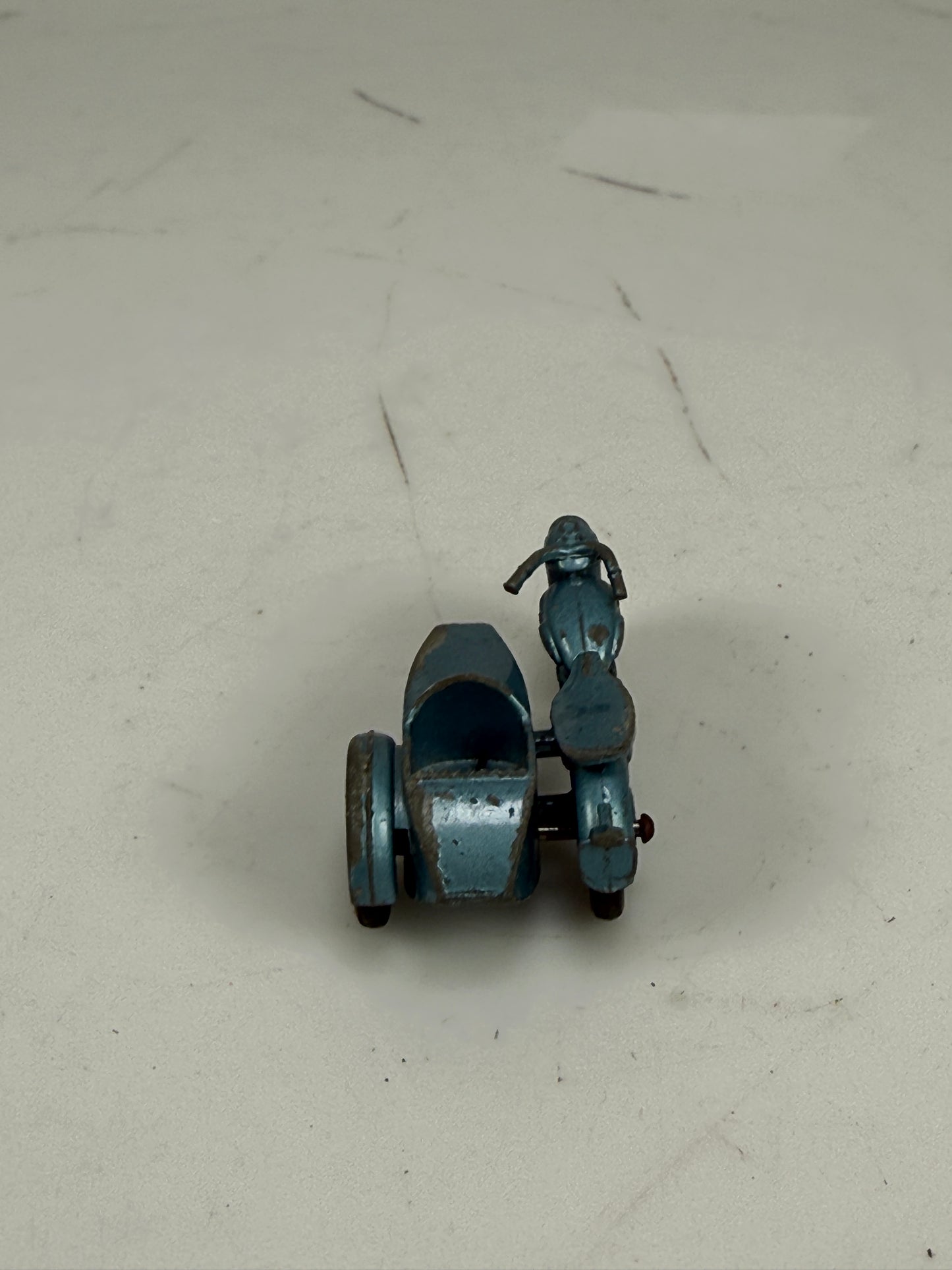 Matchbox No. 4 Triumph Motorcycle with Sidecar, Nice Original