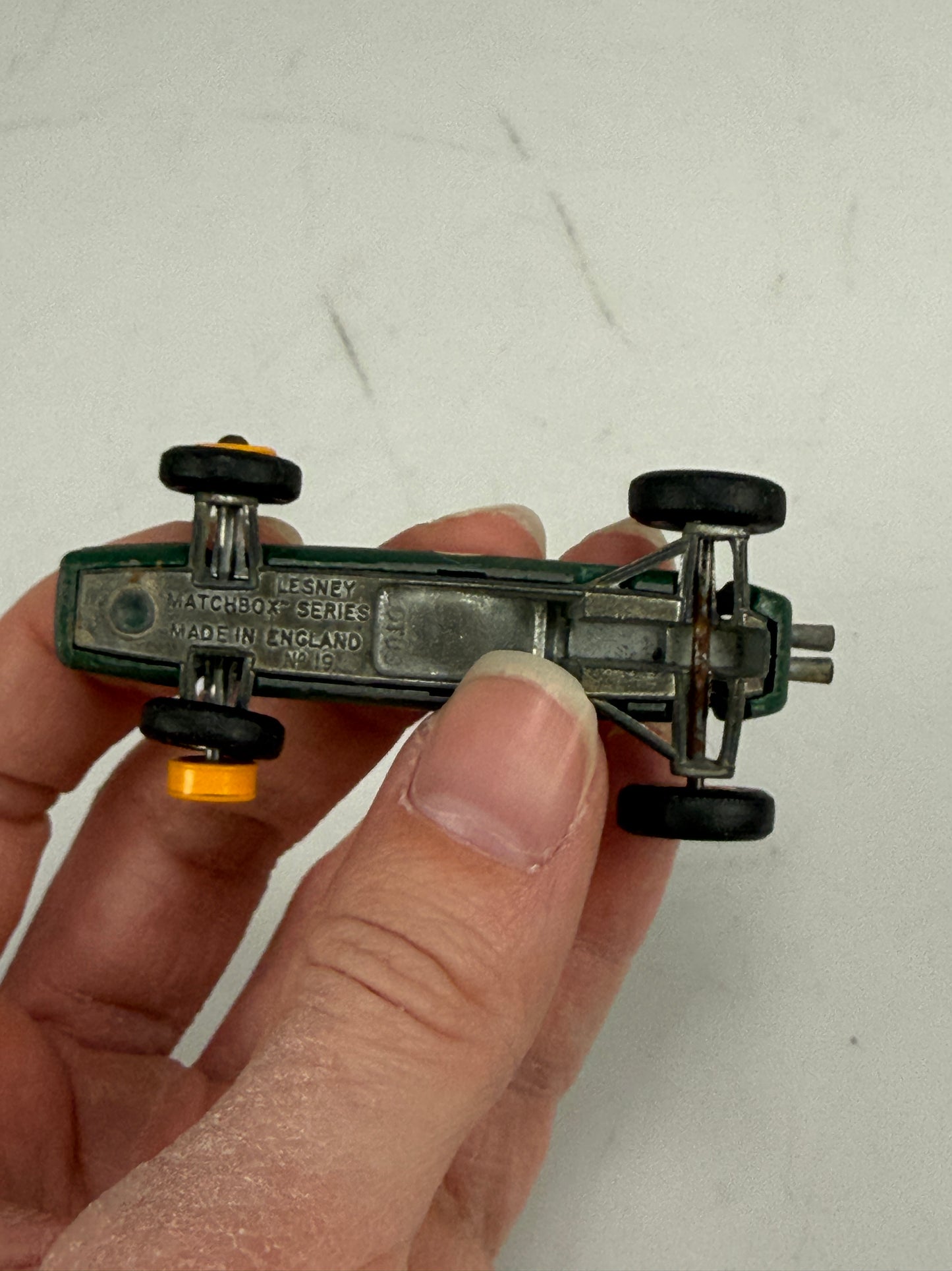 Matchbox Lesney No.19 Lotus F1 Racing Car Green