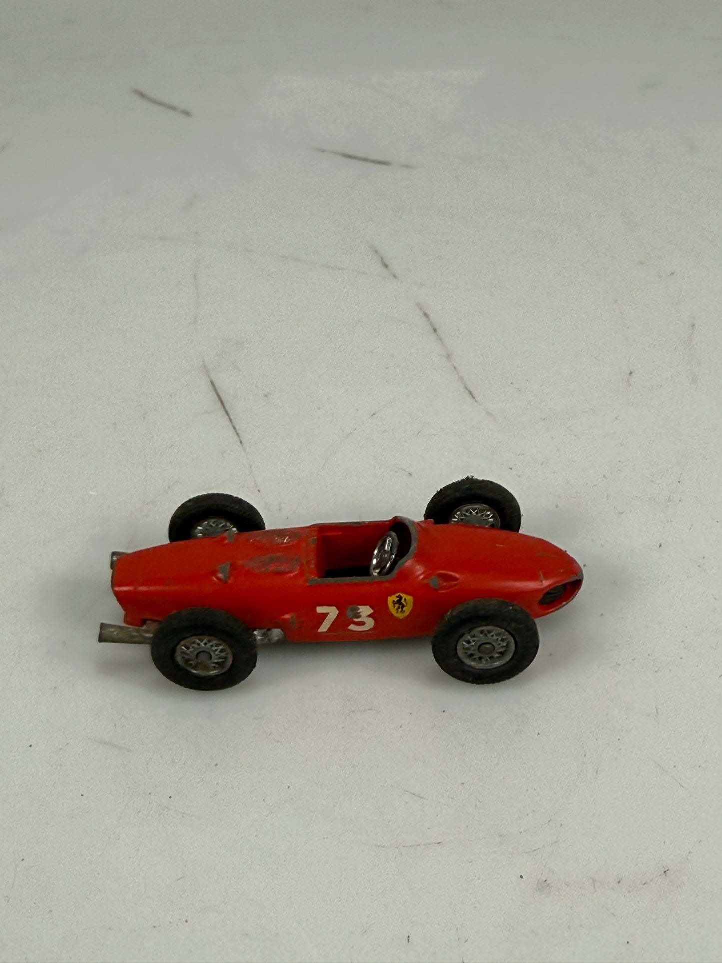 Vintage Lesney Matchbox No. 73 Ferrari F1 Racing Car Red