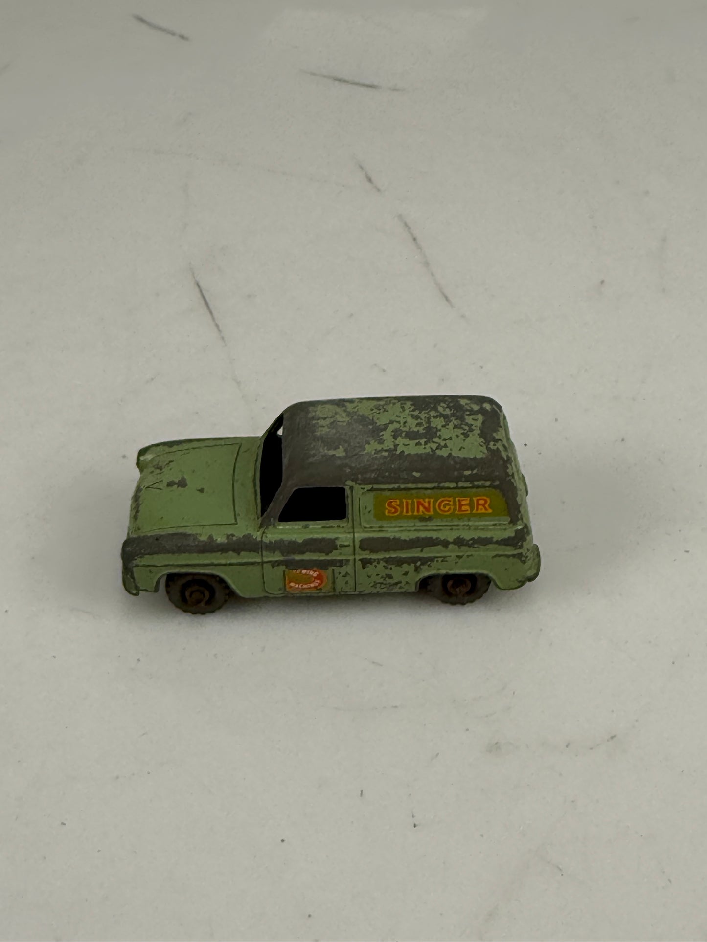 matchbox lesney gray wheels #59 Rare Singer Sewing Service Car