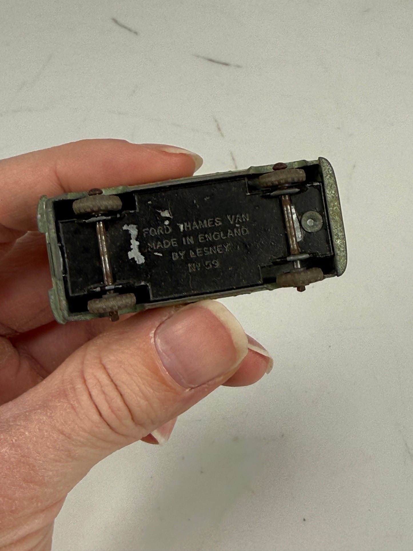 matchbox lesney gray wheels #59 Rare Singer Sewing Service Car