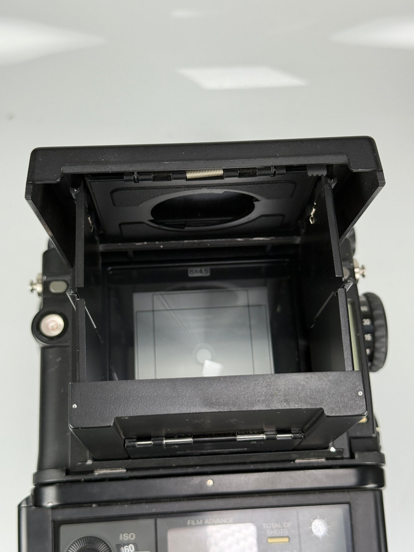Fuji Fujifilm GX680 III Medium format film camera body, 120 roll film holder, WLF