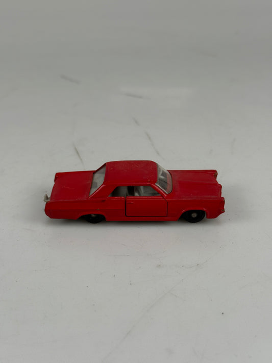 Lesney Matchbox No. 22 Red Pontiac GP Sports Coupe Vintage