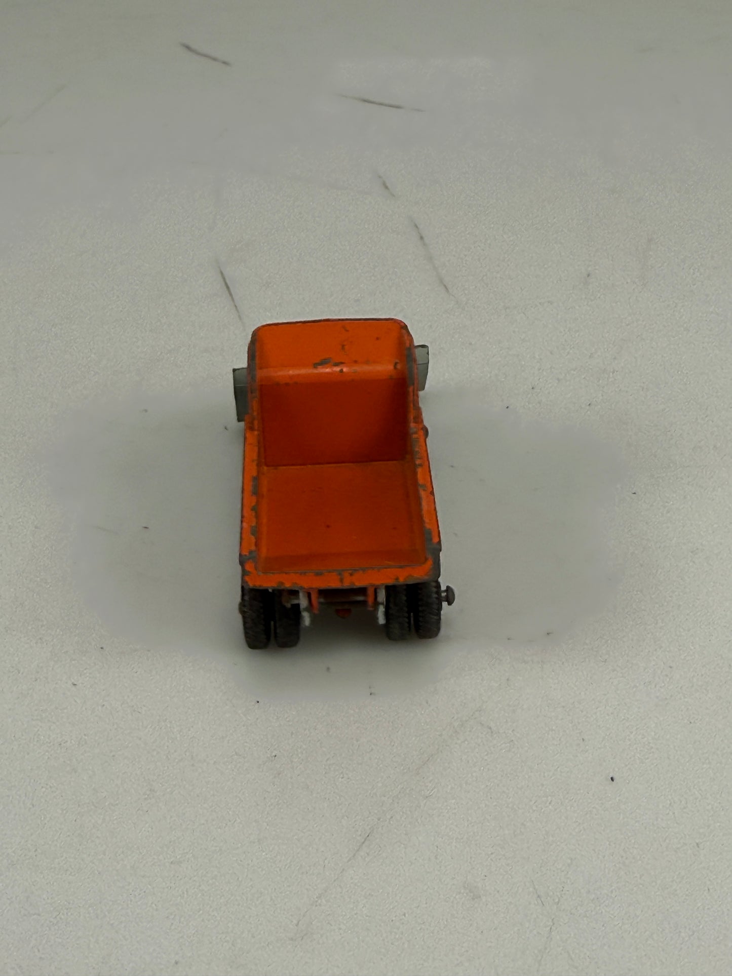 Vintage Lesney Matchbox Series No 16 Orange/Gray Scammell Snow Plow Truck
