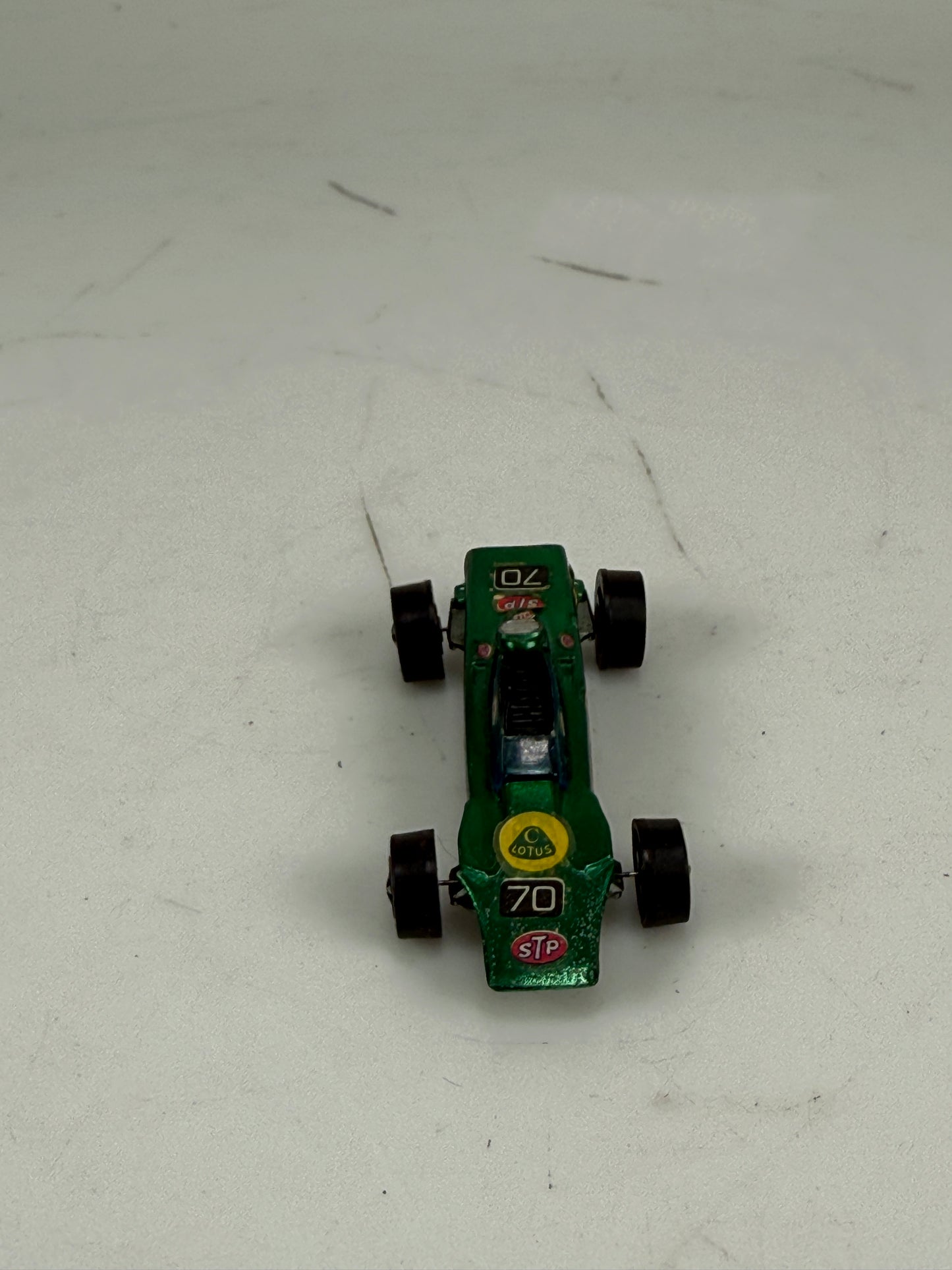 Vintage Hot Wheels Redline 1969 Lotus Turbine Teal/Green Mattel Hong Kong