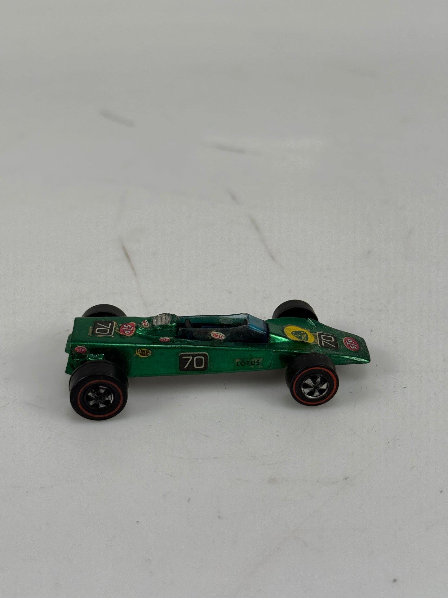 Vintage Hot Wheels Redline 1969 Lotus Turbine Teal/Green Mattel Hong Kong