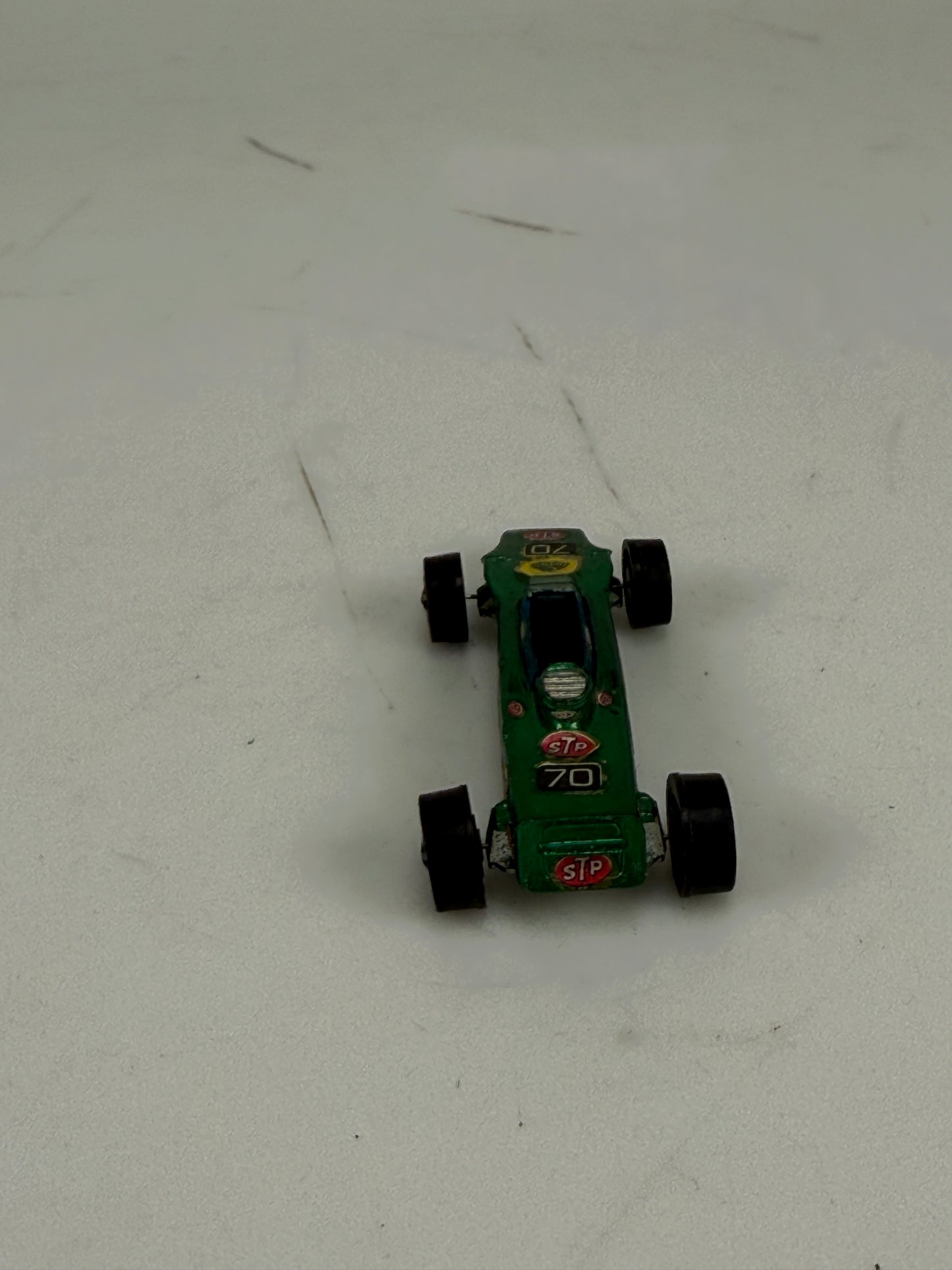 Vintage Hot Wheels Redline 1969 Lotus Turbine Teal/Green Mattel Hong Kong