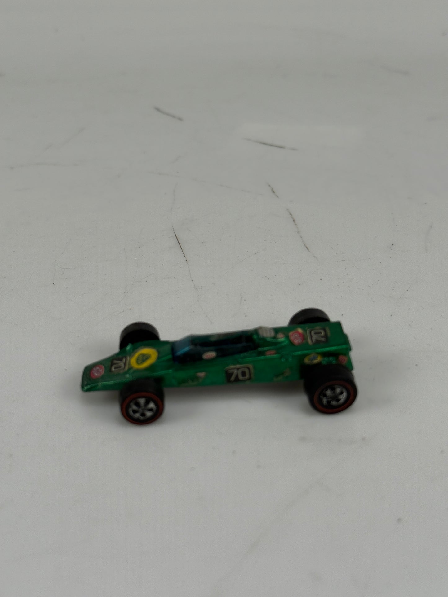 Vintage Hot Wheels Redline 1969 Lotus Turbine Teal/Green Mattel Hong Kong