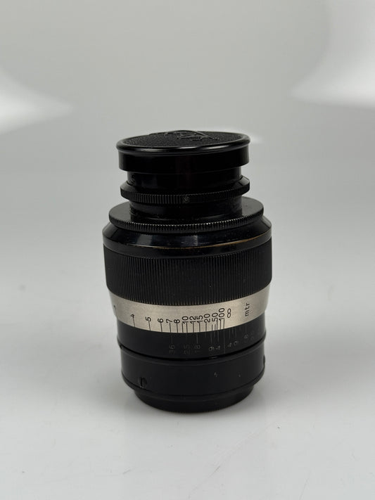 Leica Elmar 90mm F4 LTM - Black Paint / v1 no serial fat version Elmar