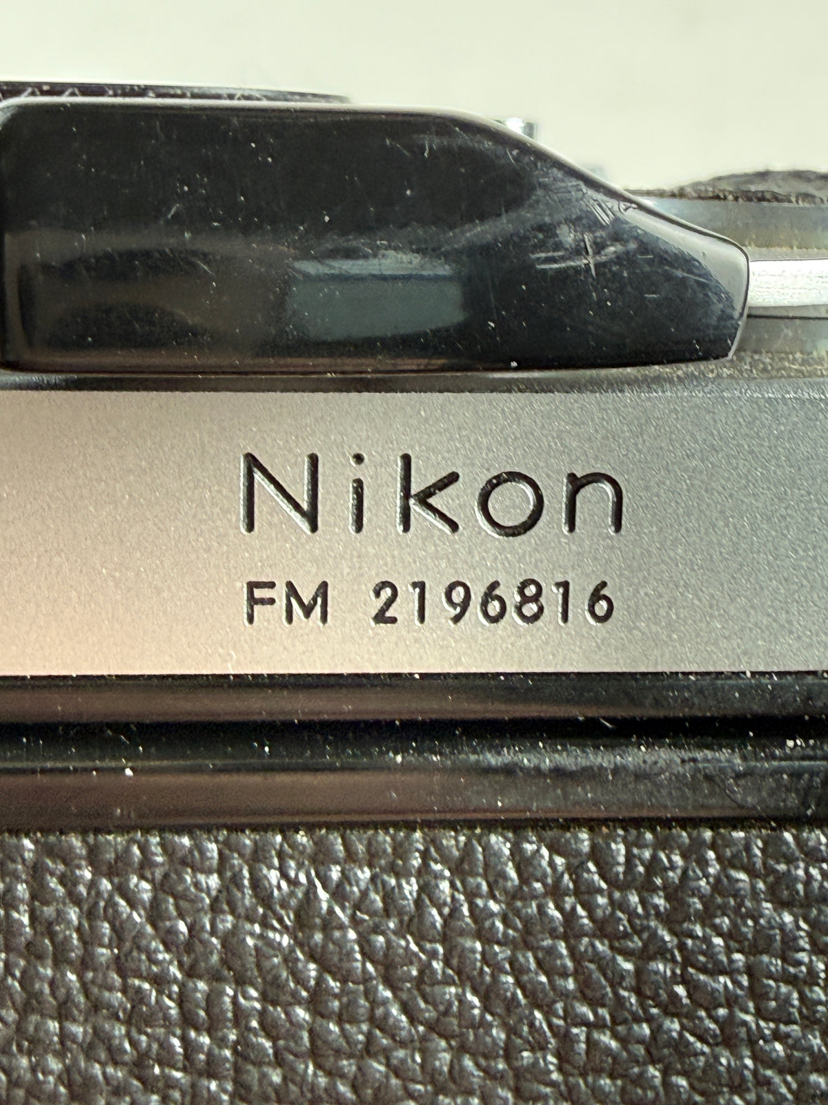 Nikon FM 35mm SLR Film Camera Chrome Body