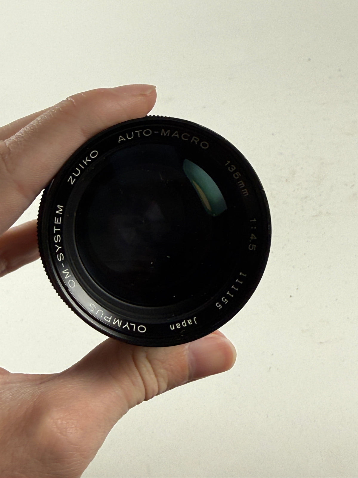Olympus OM Zuiko Auto-Macro 135mm f4.5 lens