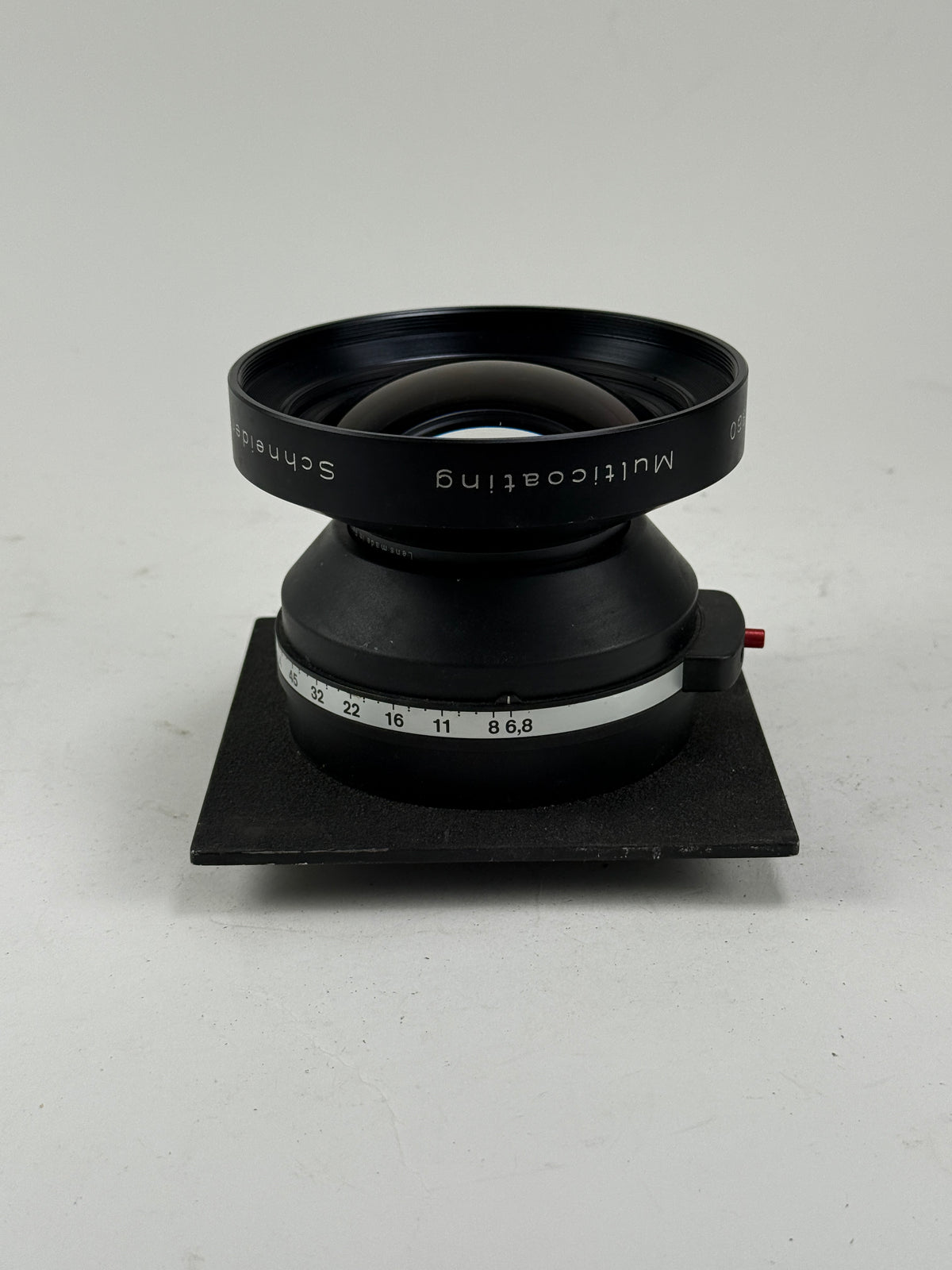Schneider Symmar-S 360mm f6.8 Large Format Lens in Sinar DB Board Shutter