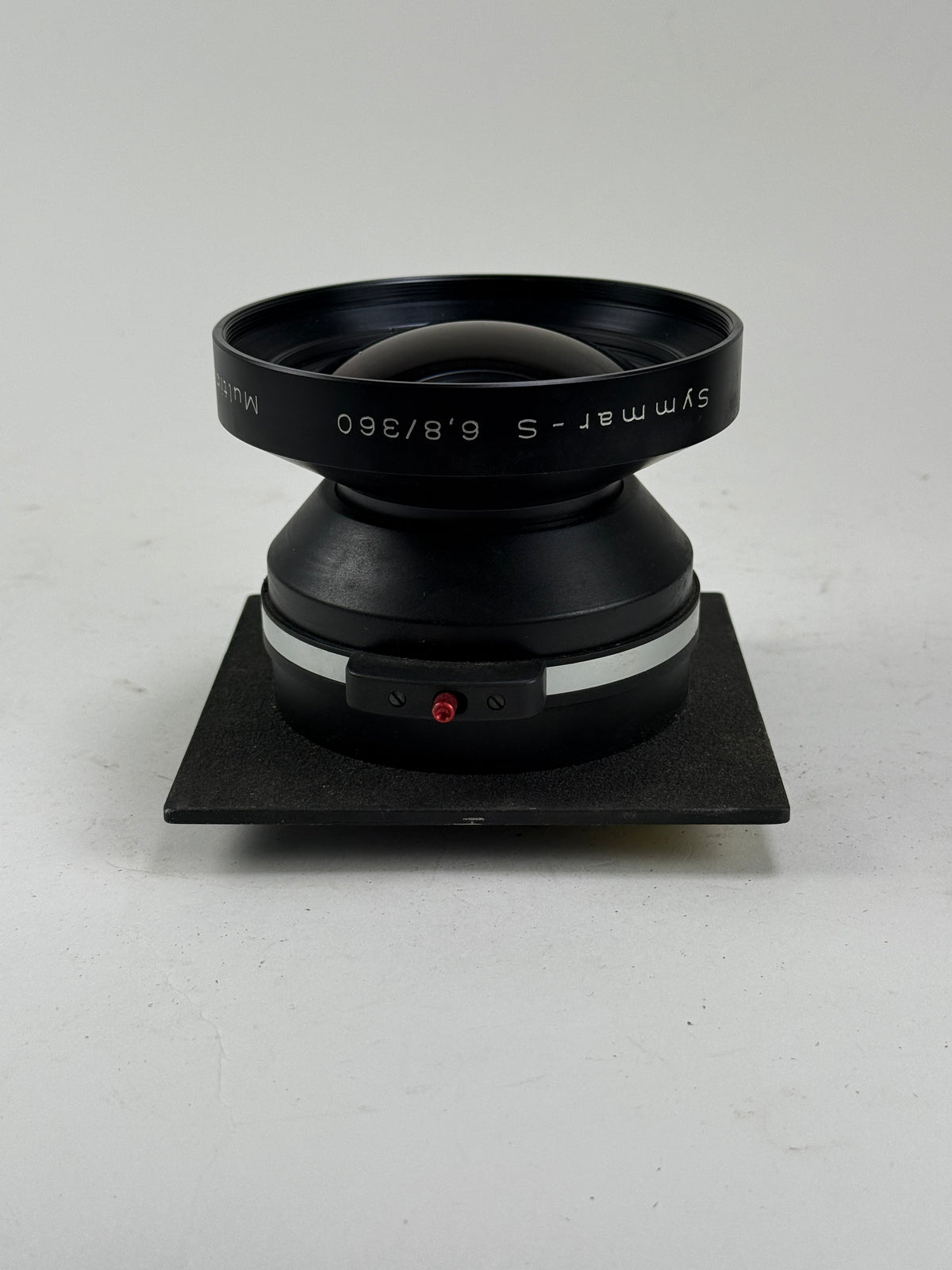 Schneider Symmar-S 360mm f6.8 Large Format Lens in Sinar DB Board Shutter