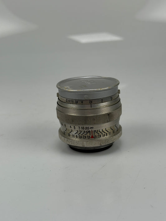 Rare Carl zeiss jena Sonnar 5cm 50mm F1.5 Ltm Leica Thread Mount Lens