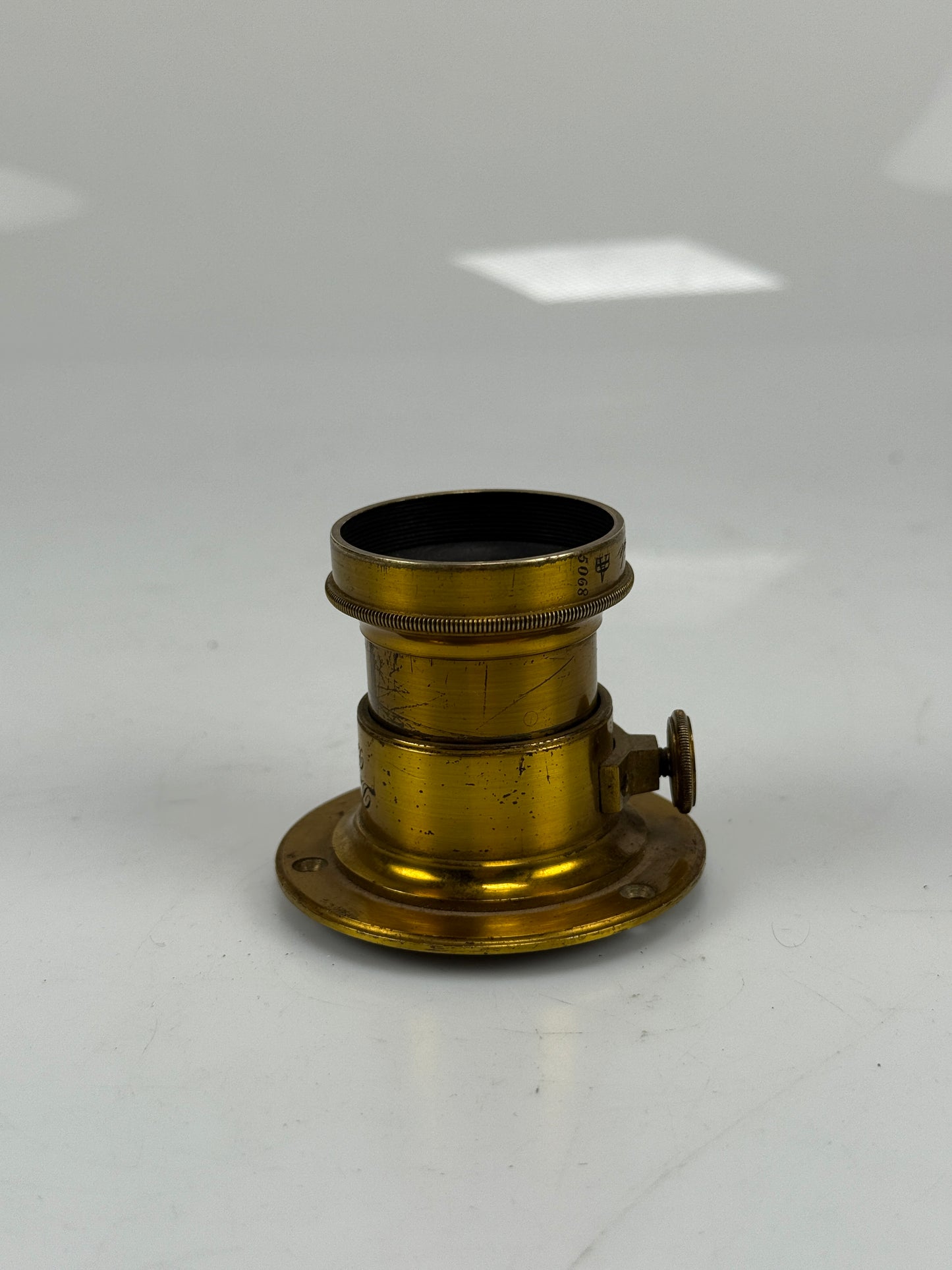 Darlot Paris No 1 Hemispherique Rapide Brass Lens