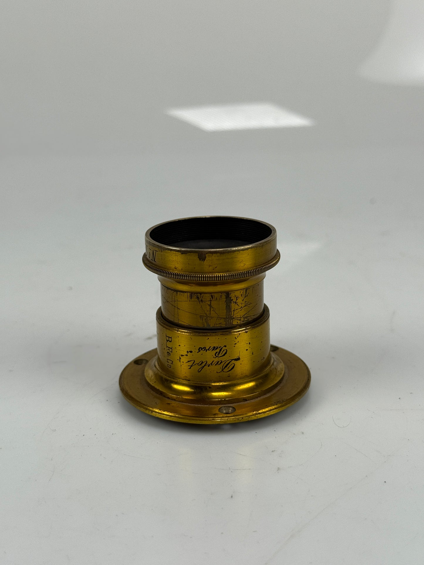 Darlot Paris No 1 Hemispherique Rapide Brass Lens