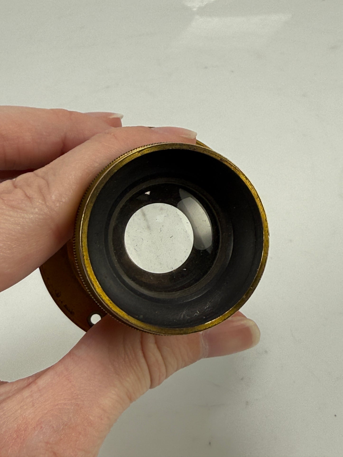 Darlot Paris No 1 Hemispherique Rapide Brass Lens