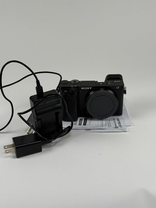 MINT Sony Alpha a6100 24.2MP Digital Camera - Black (Body Only)