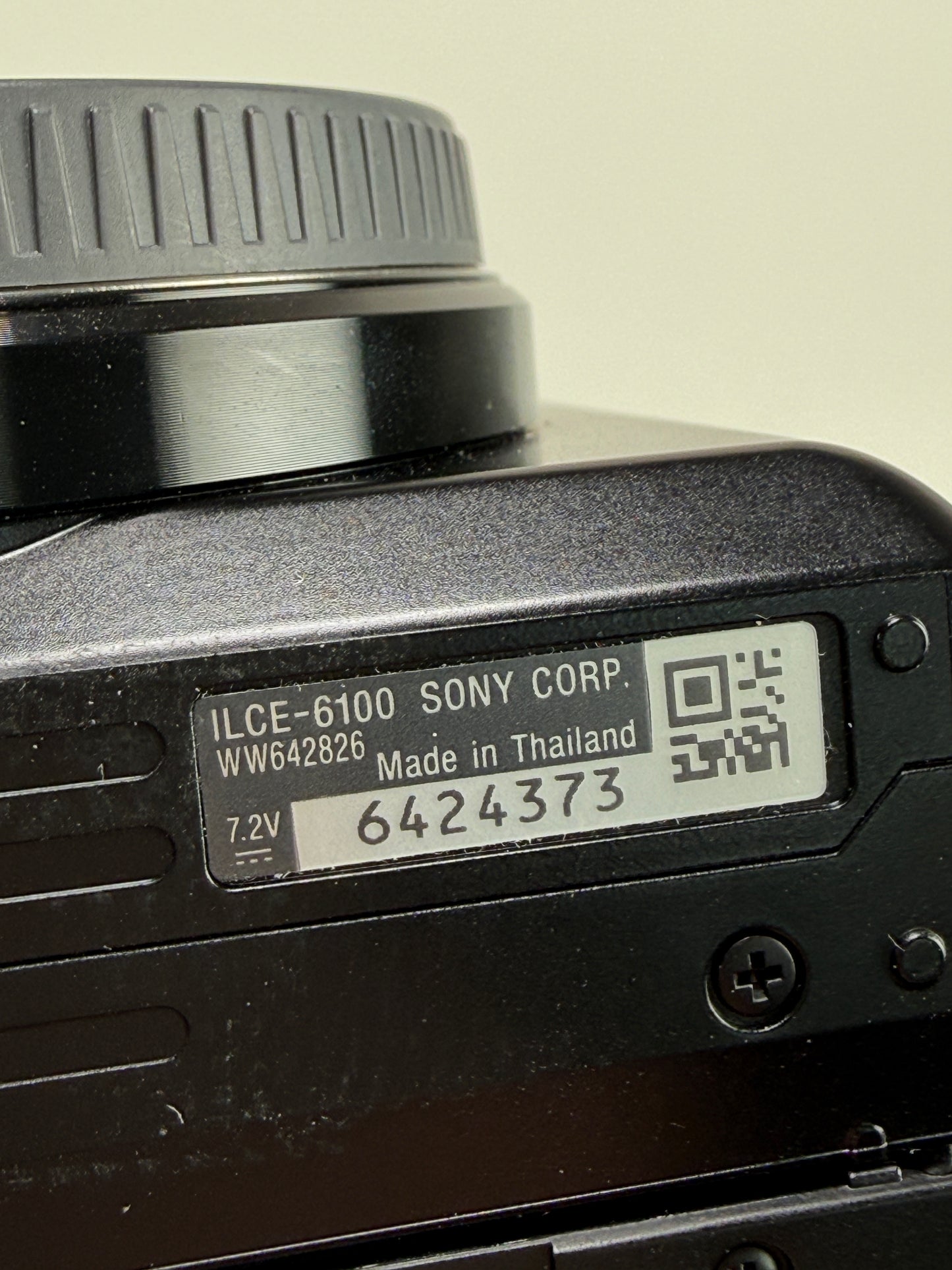 MINT Sony Alpha a6100 24.2MP Digital Camera - Black (Body Only)