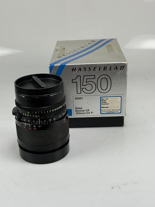 Hasselblad Carl Zeiss Sonnar CF 150mm f4 T* Lens black