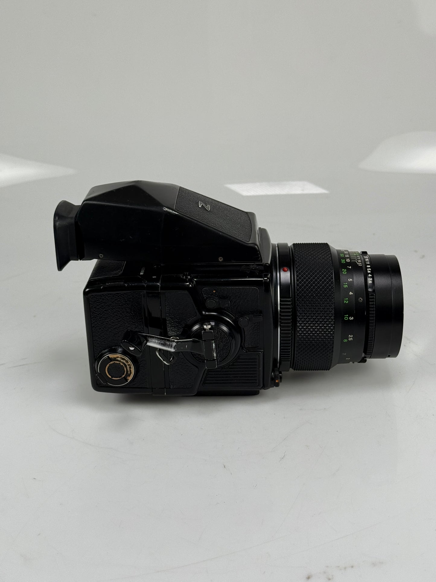 Zenza Bronica ETRSi Medium Format Film Camera, prism, 150mm f3.5 lens kit