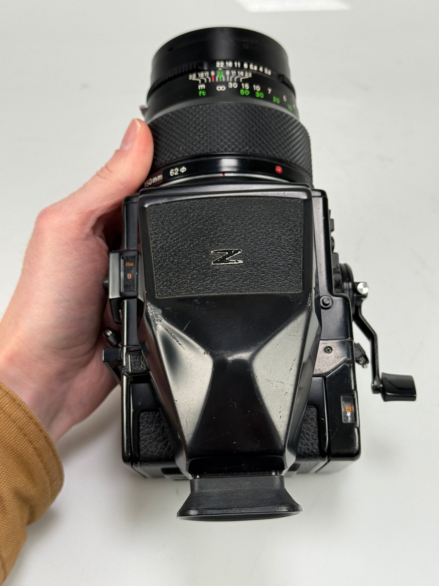 Zenza Bronica ETRSi Medium Format Film Camera, prism, 150mm f3.5 lens kit