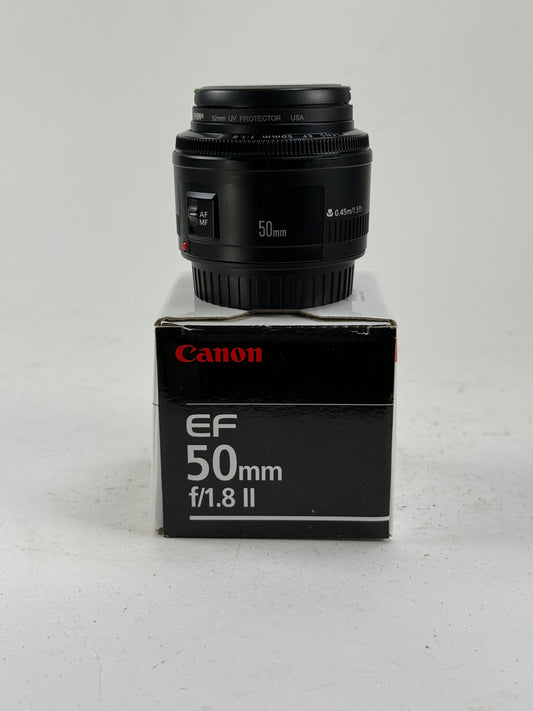 Canon 50mm f1.8 II AF EF Lens