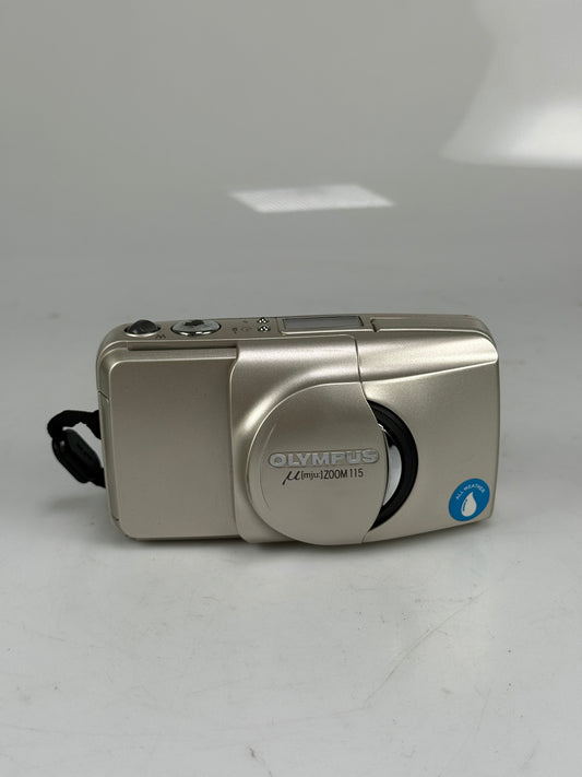 Olympus Mju Zoom 115 AF 35mm Point & Shoot Film Camera